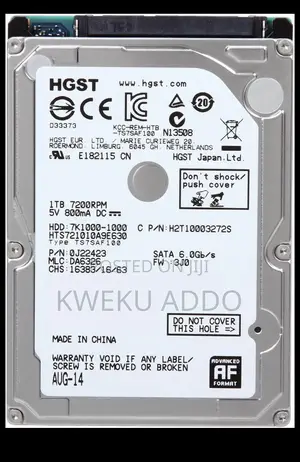 HGST Hard Drive for Laptop