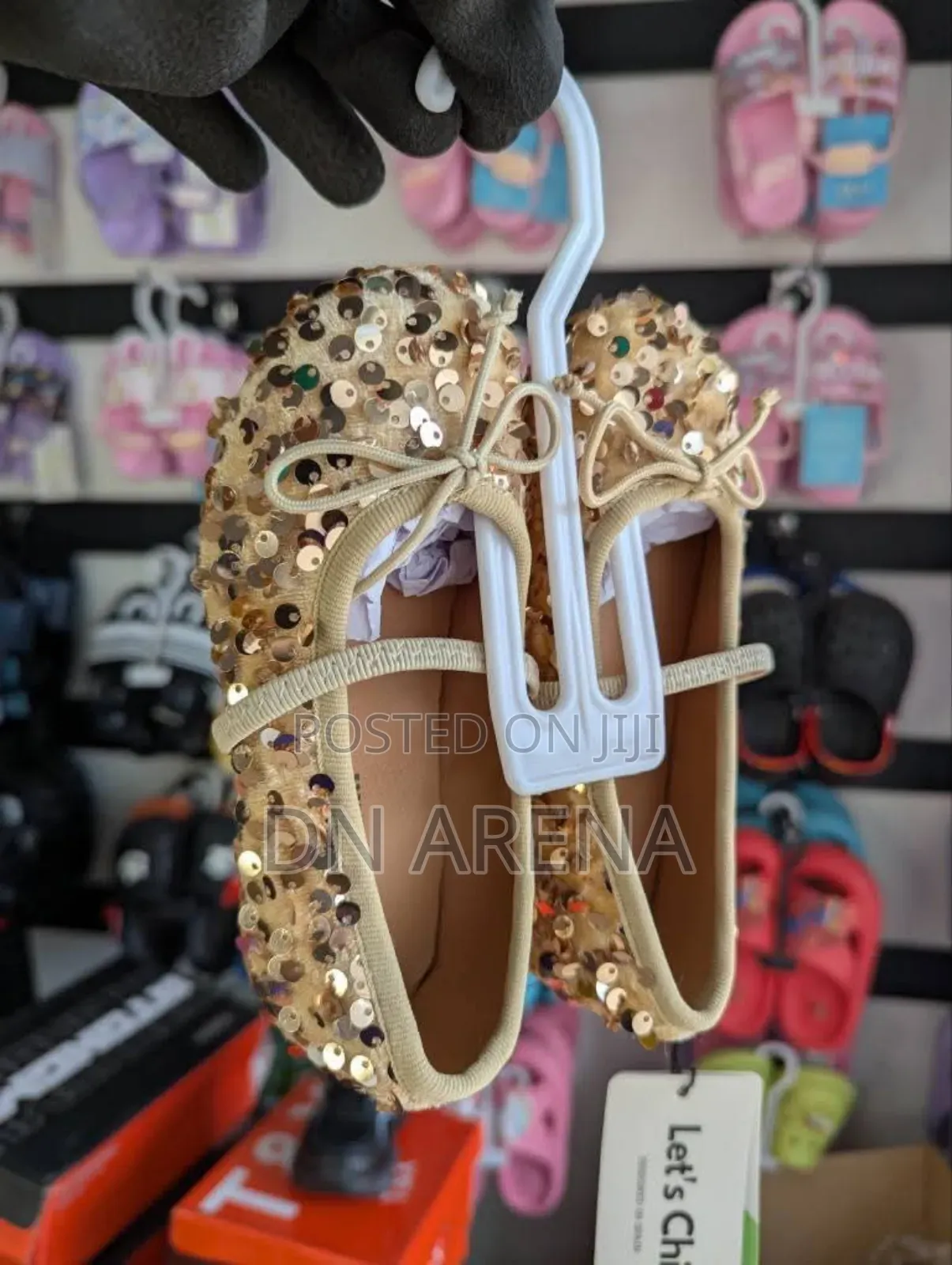 Girls Glitter Princess Flat Shoes