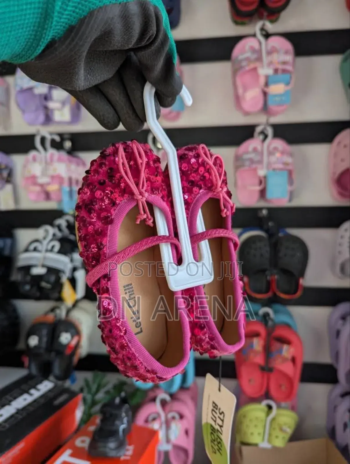 Girls Glitter Princess Flat Shoes