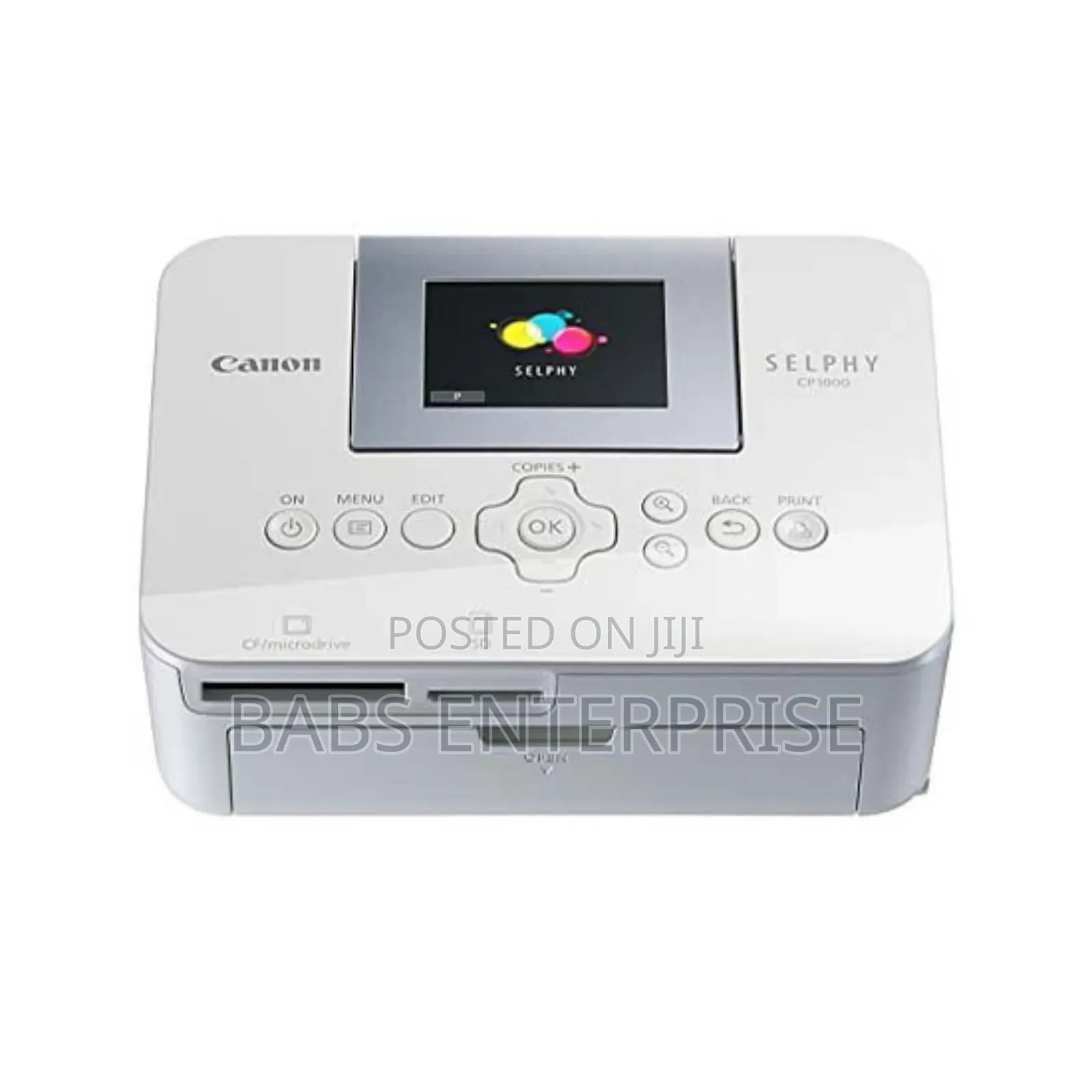 Canon Selphy Cp1000 Photo Printer –Usb, Sd Card
