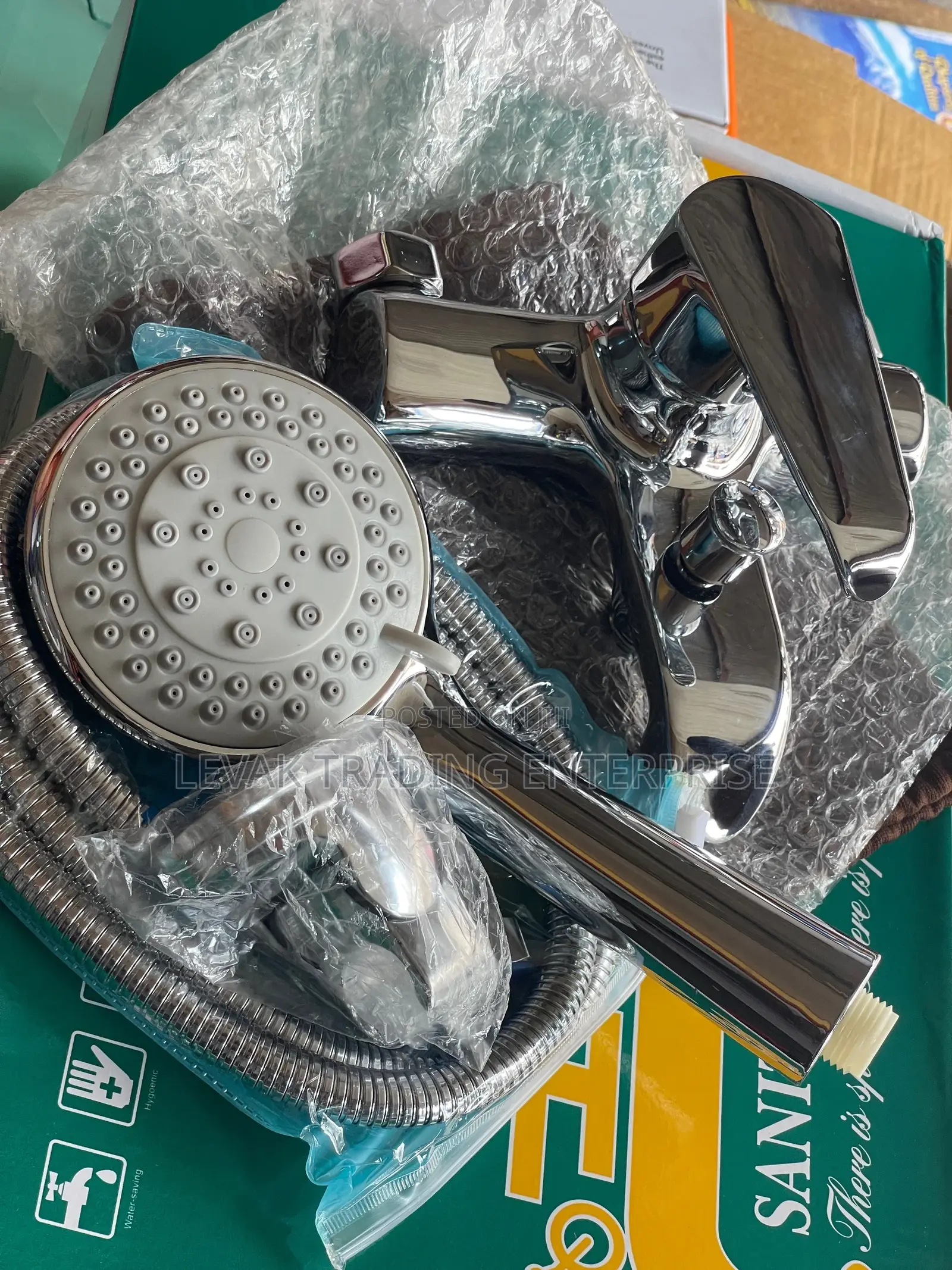 2in1 Shower Tub - Bathroom Telephone Shower With Handle