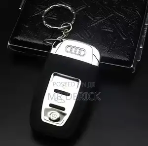 Audi Car Key Shape Model Windproof Inflatable Gas Lighter