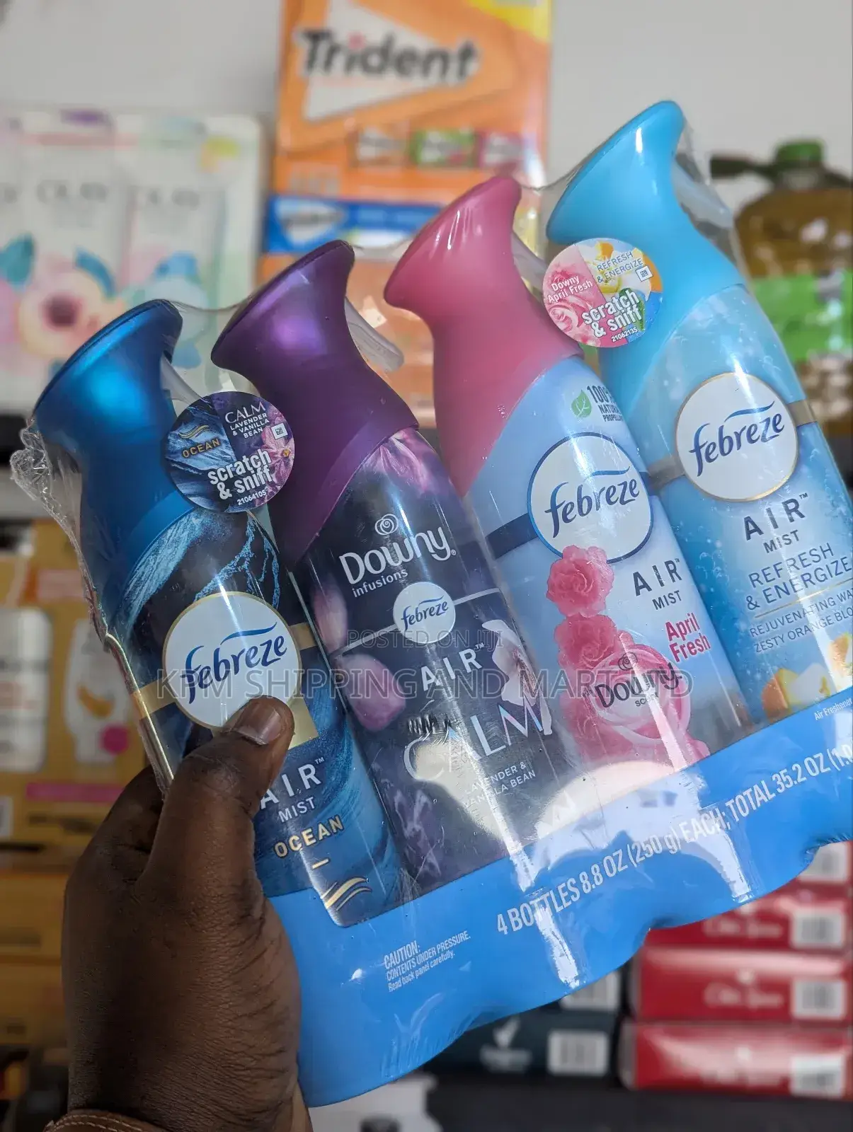 Fabreze Air Freshener(4 Bottles in a Pack)