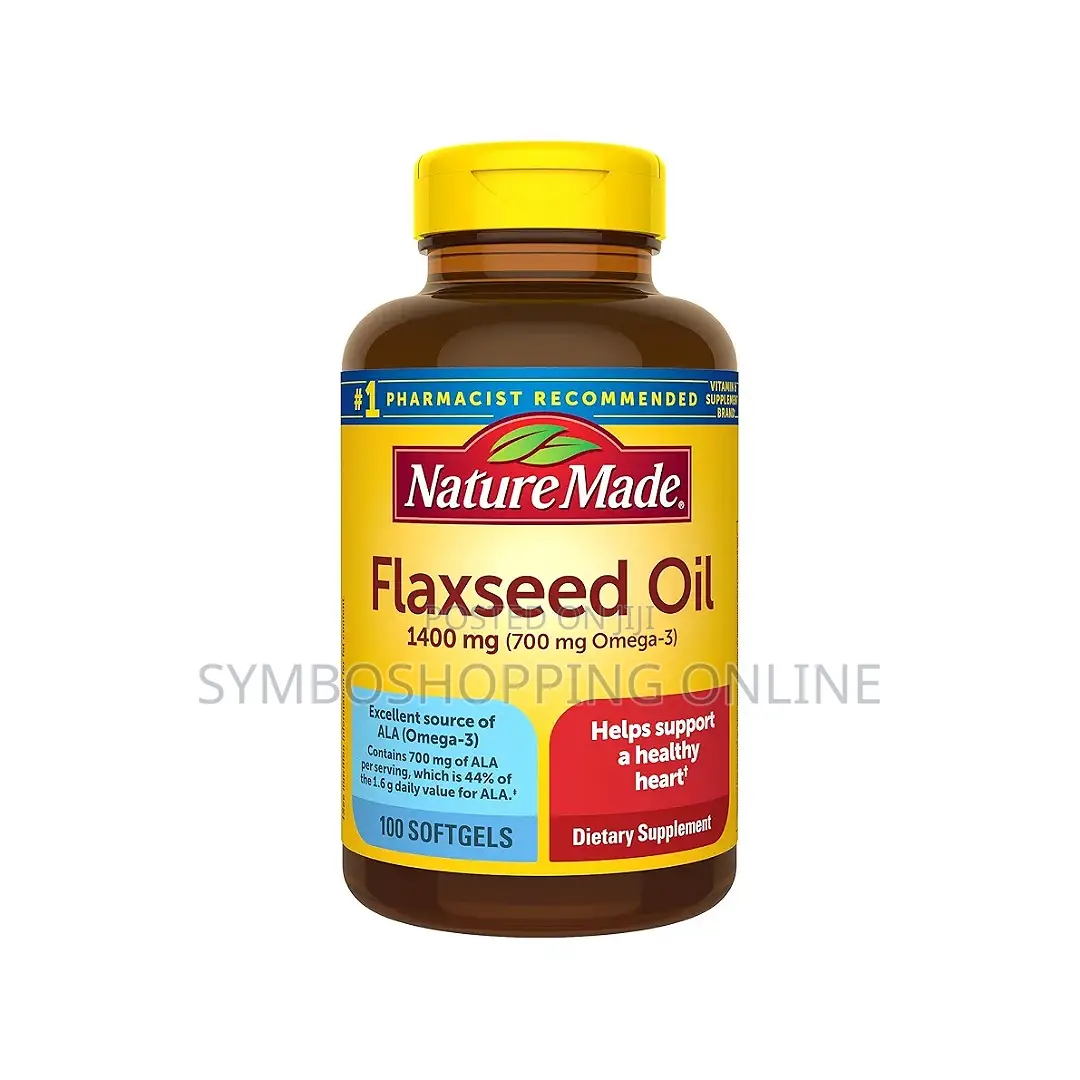 Nature Made Extra Strength Flaxseed Oil Fish Omega 3 100 Softgels