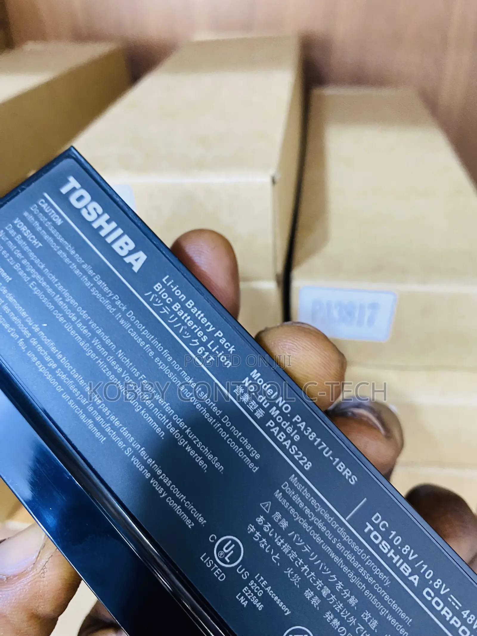 Pa-3817u Original Toshiba Laptop Batteries