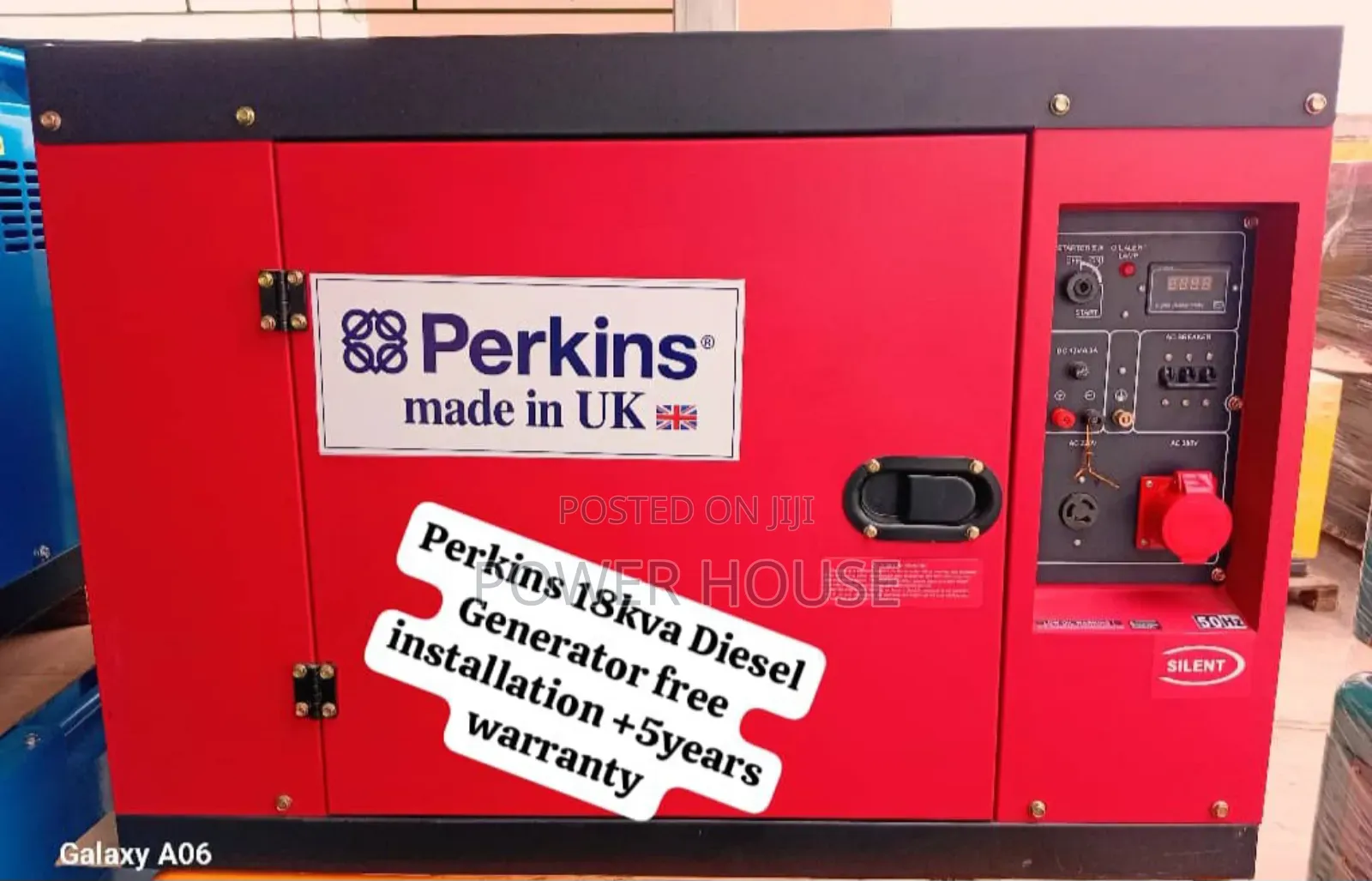 Text Turbine Perkins Diesel Generator 18kva Silent Perkins Generator