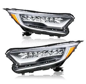 Headlights Led Headlamps Pair For 2017-2022 Honda Crv Touring