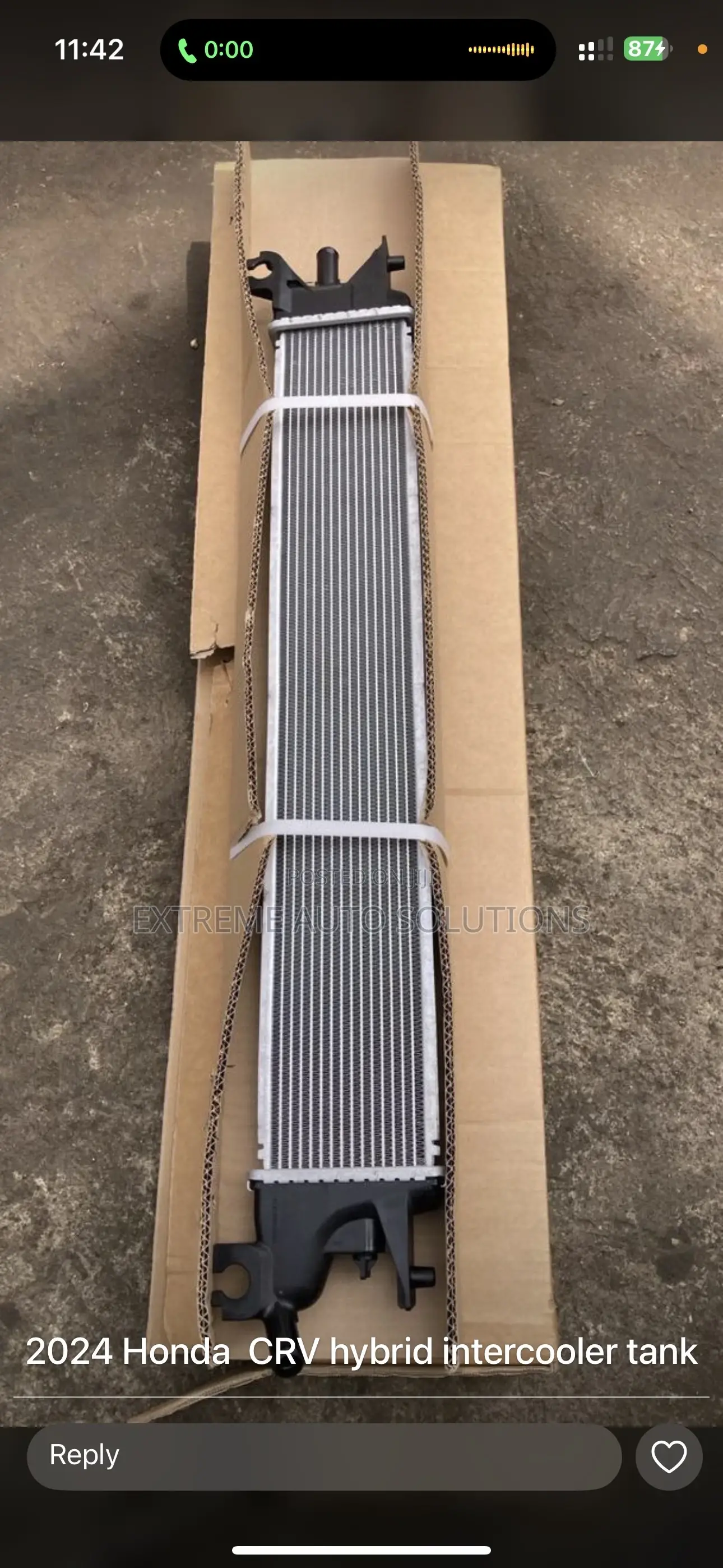 2024 Honda Crv Hybrid Intercooler Tank