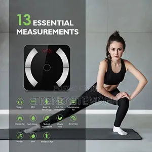 Bluetooth Smart Body Fat Measurement Bathroom Scale