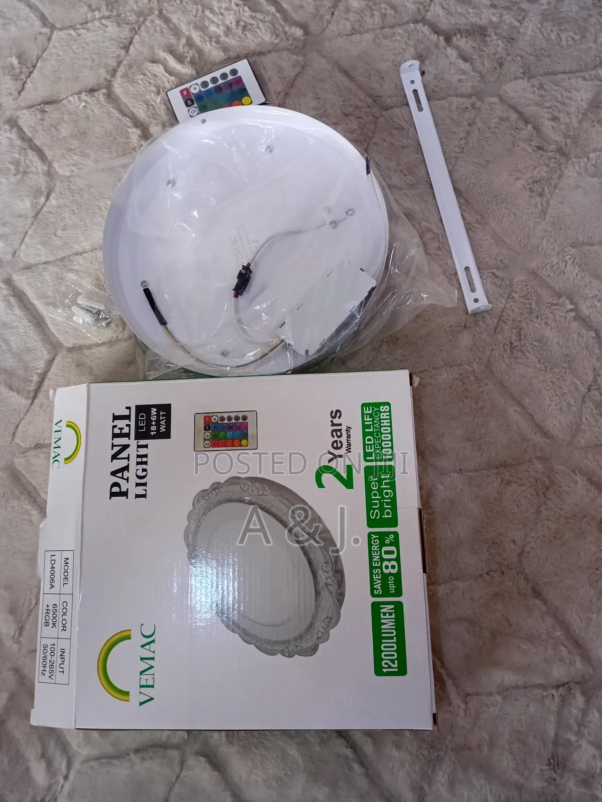 18+6w Remote Panel Ceiling Light