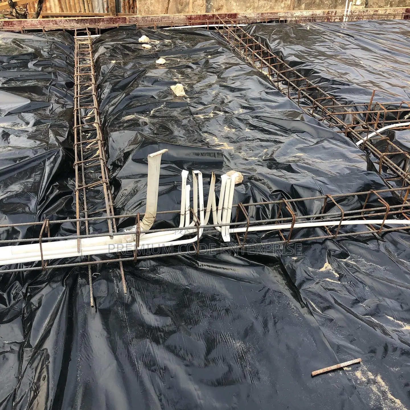 Damp Proof Membrane 300 Micron–Polyethylene Dpm, Black