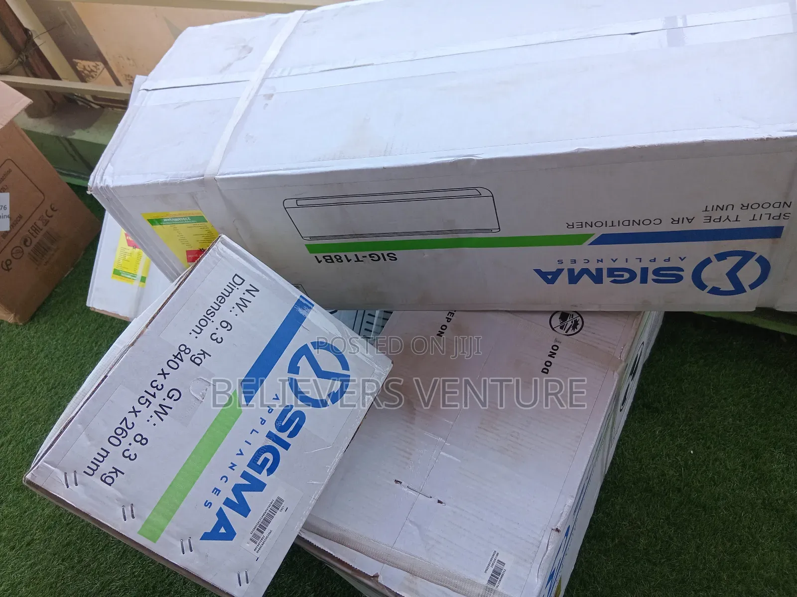 Powerful Indoor Air Flow 2.0hp Split System Sigma Ac