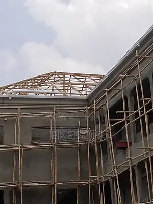 White Gutter Installation