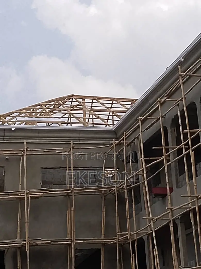 White Gutter Installation