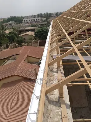 White Gutter Installation