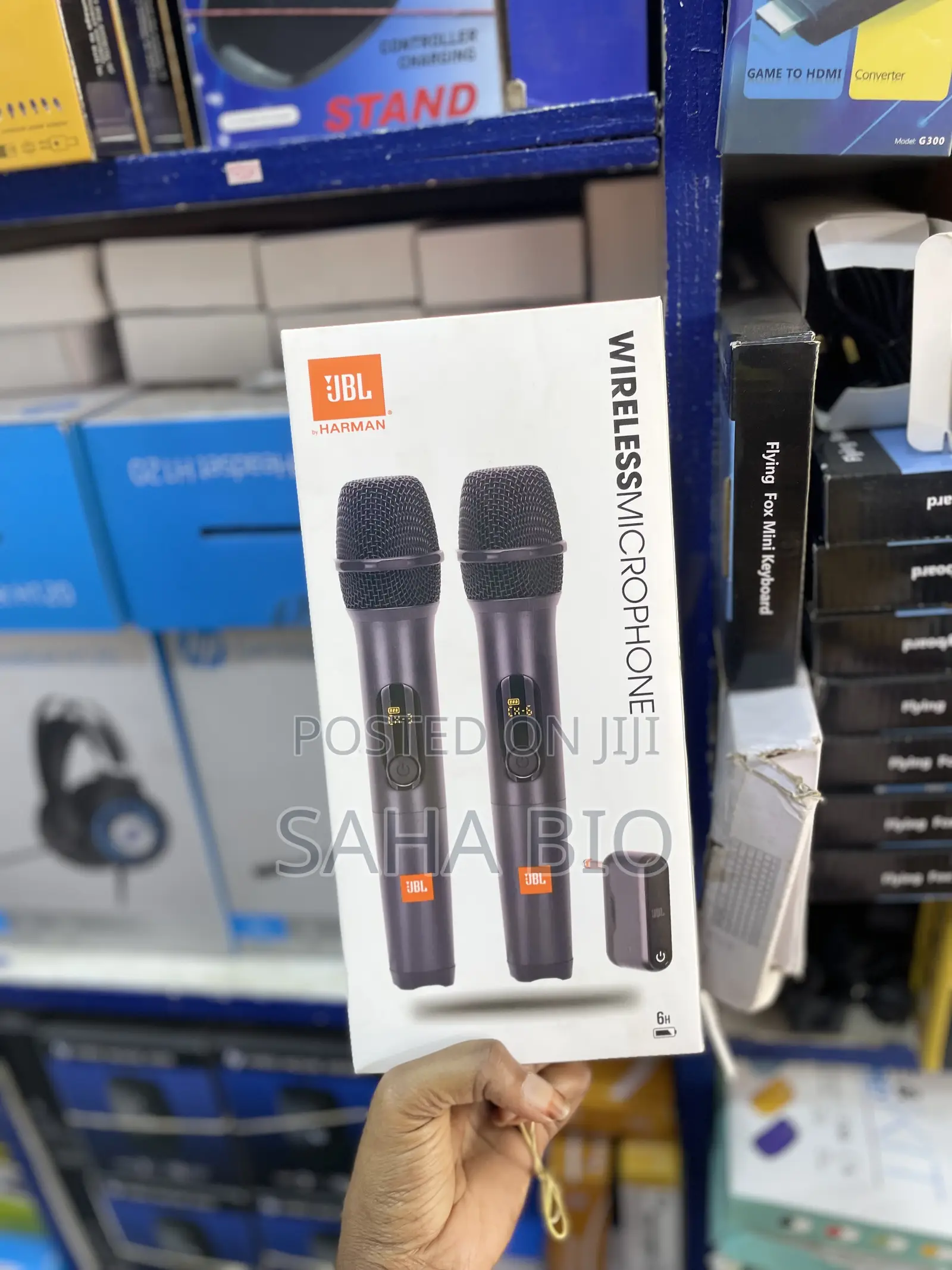 Dual Wireless JBL Microphone