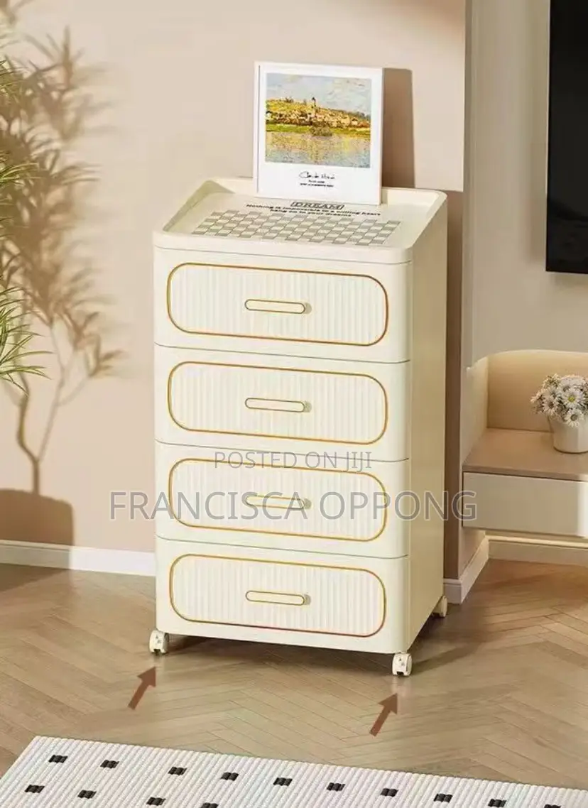 Storage Cabinet Rolling Cart Organizer Unit