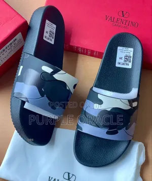 Valentino Garavani Camouflage Slides