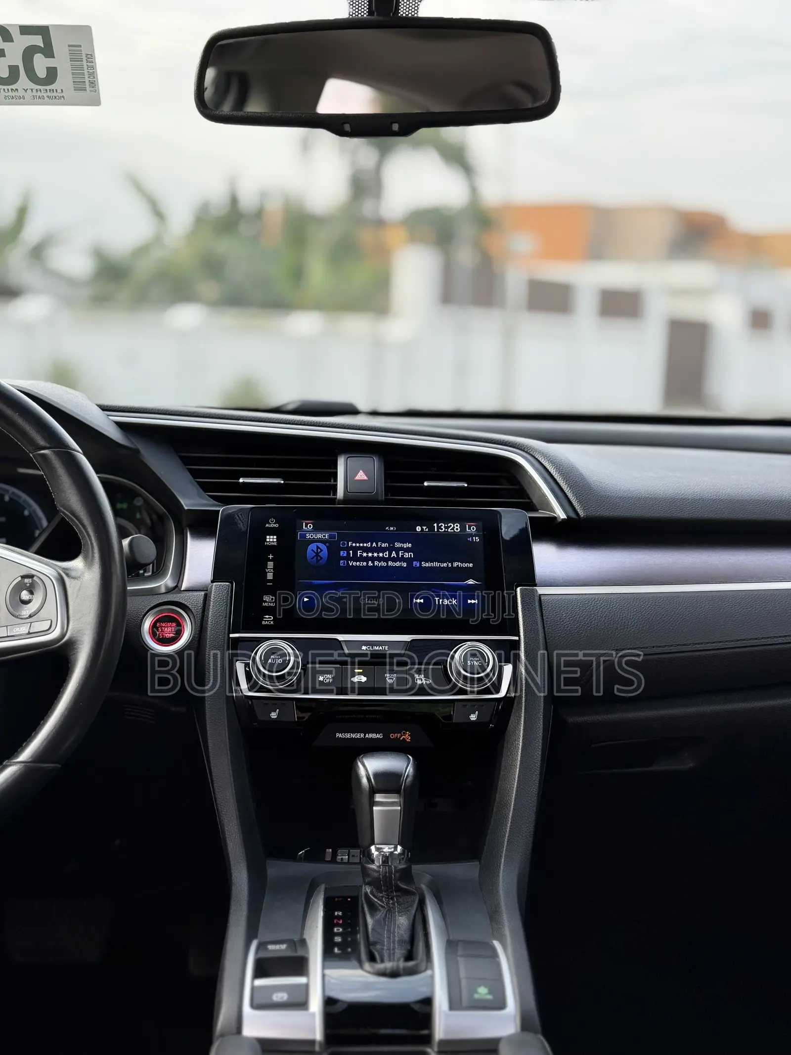 Honda Civic EX-L 4dr Sedan (1.5L 4cyl) 2017 Black