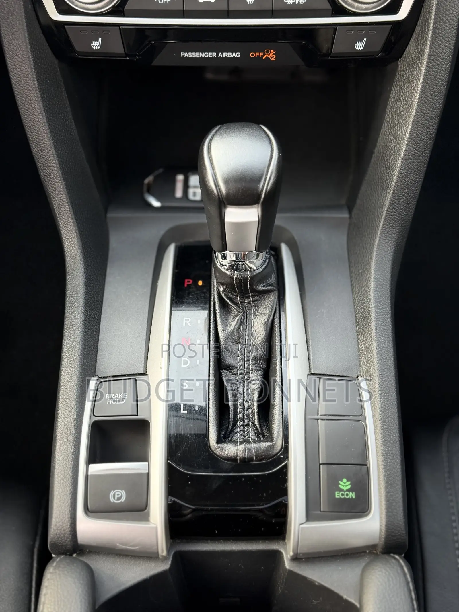 Honda Civic EX-L 4dr Sedan (1.5L 4cyl) 2017 Black