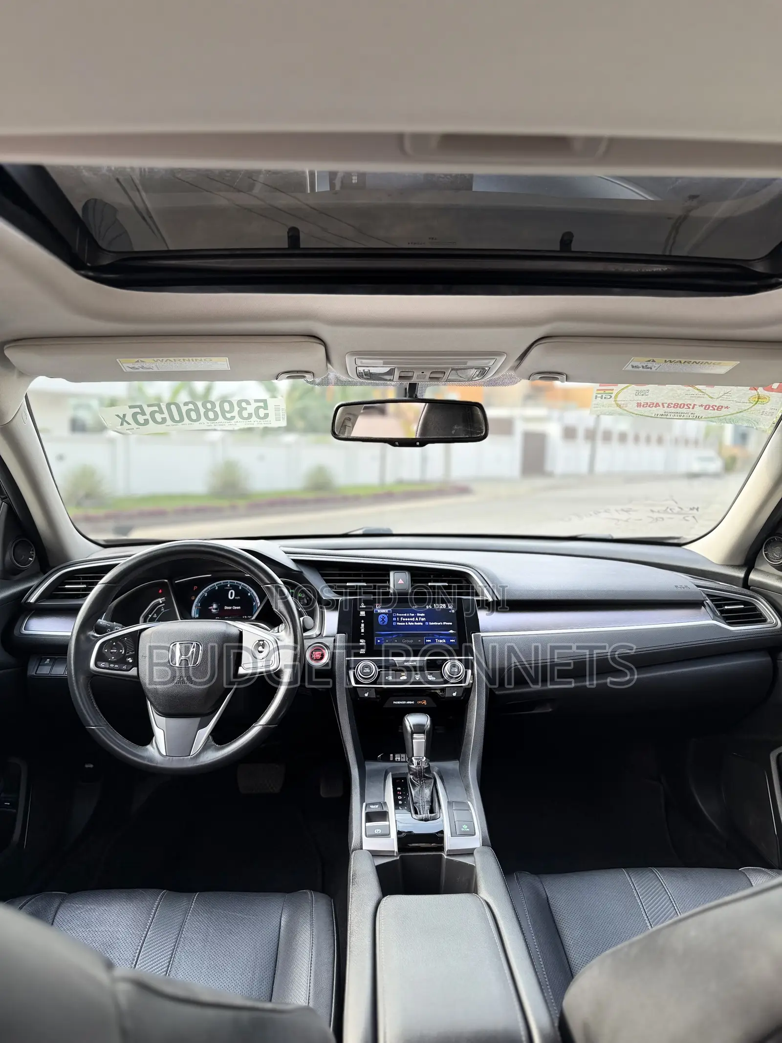 Honda Civic EX-L 4dr Sedan (1.5L 4cyl) 2017 Black