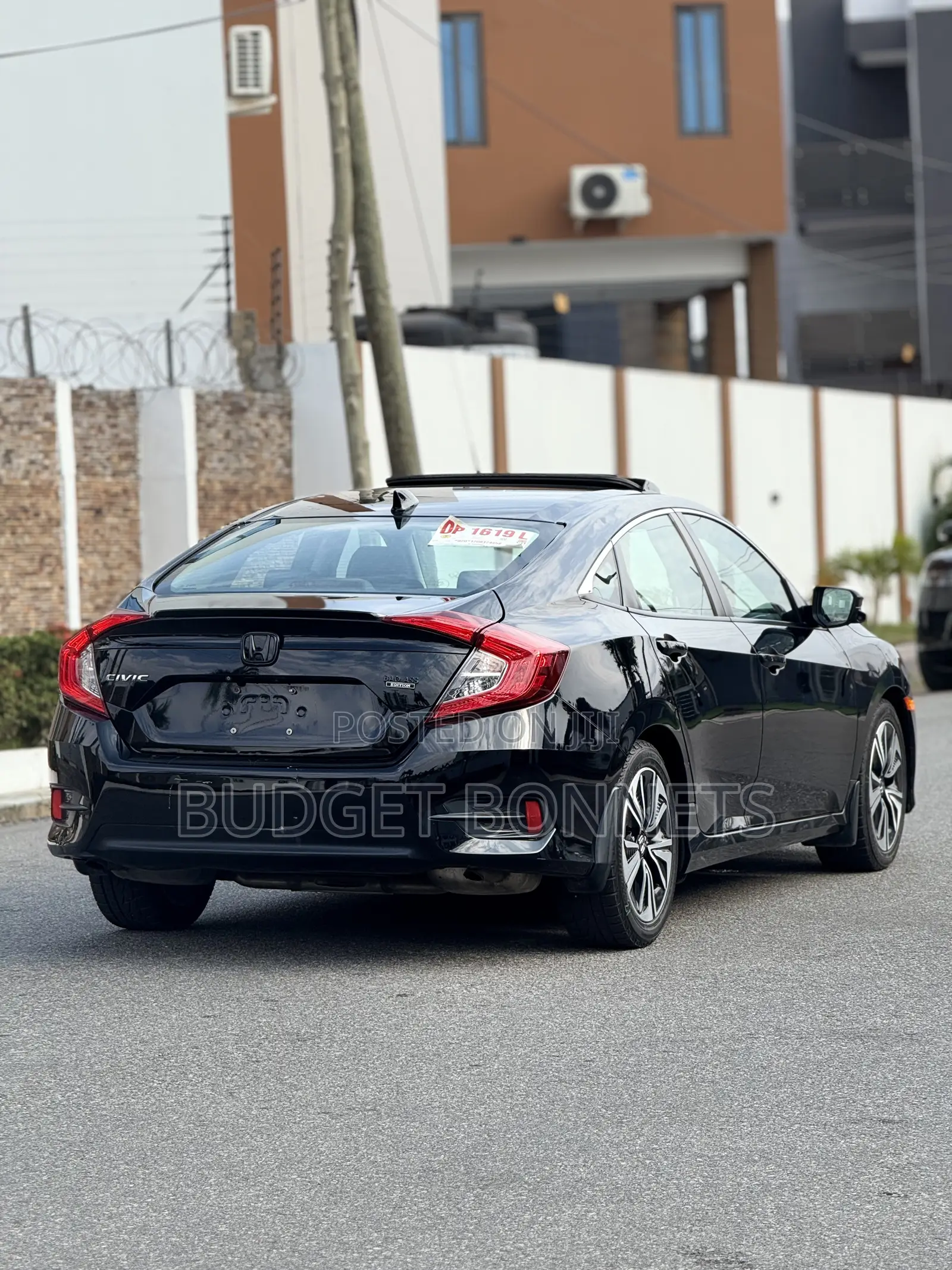 Honda Civic EX-L 4dr Sedan (1.5L 4cyl) 2017 Black