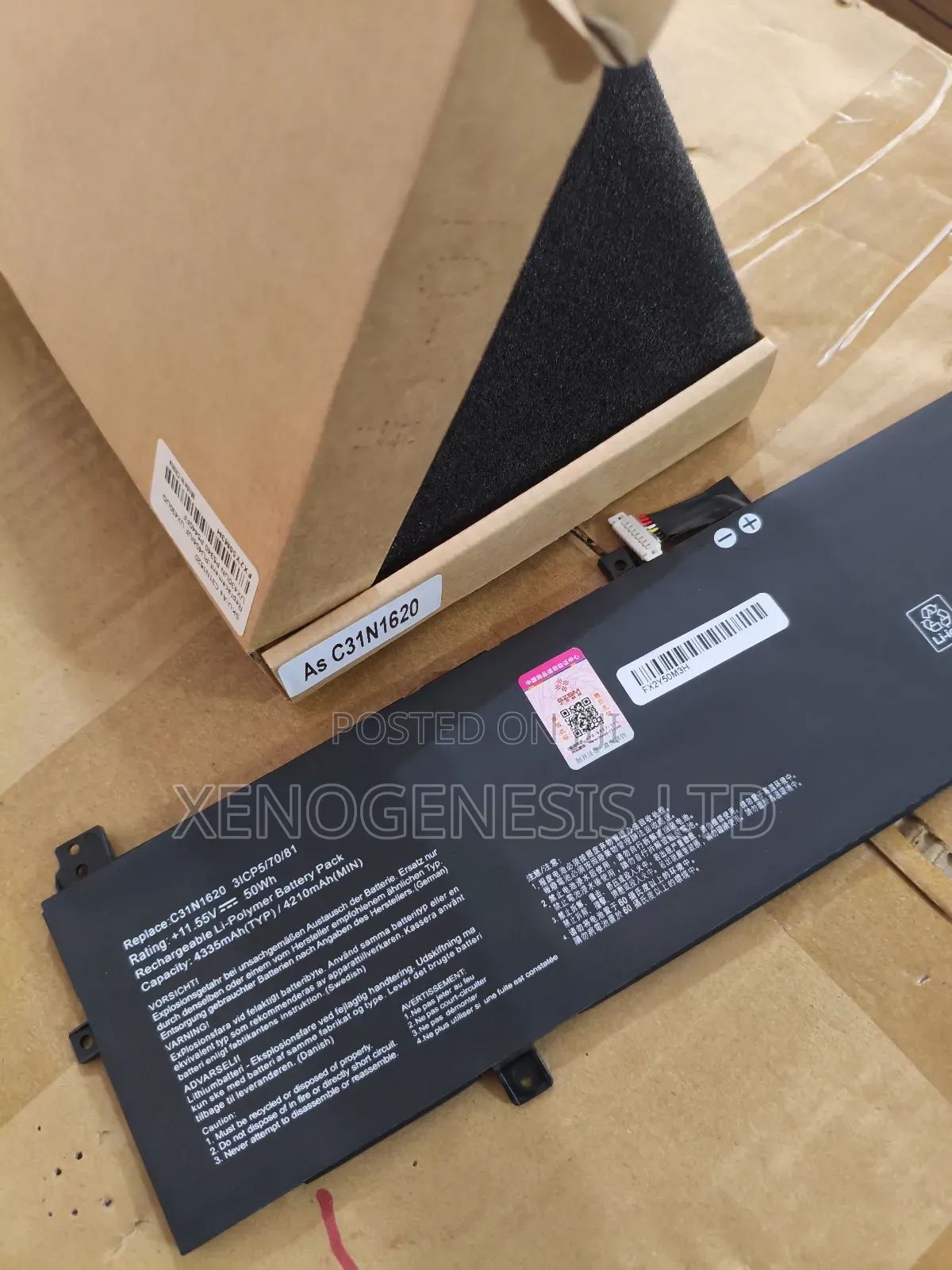 C31n1620 for Asus Zenbook Ux430 Ux430uq