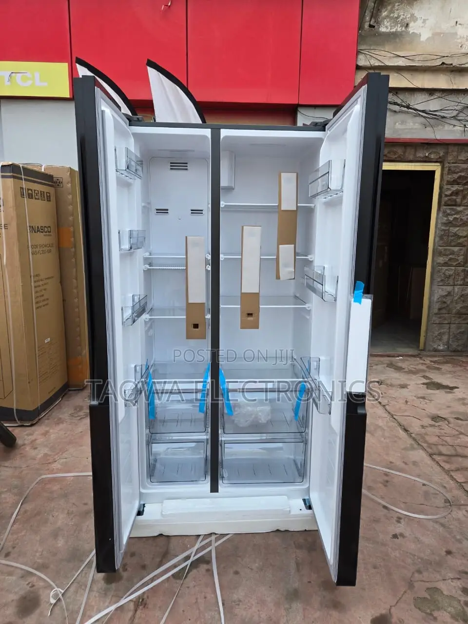 TCL Refrigerator -Side-by Side 421l
