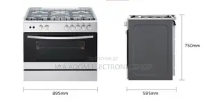 Lg 90x60cm 5 Burner With Oven Grill
