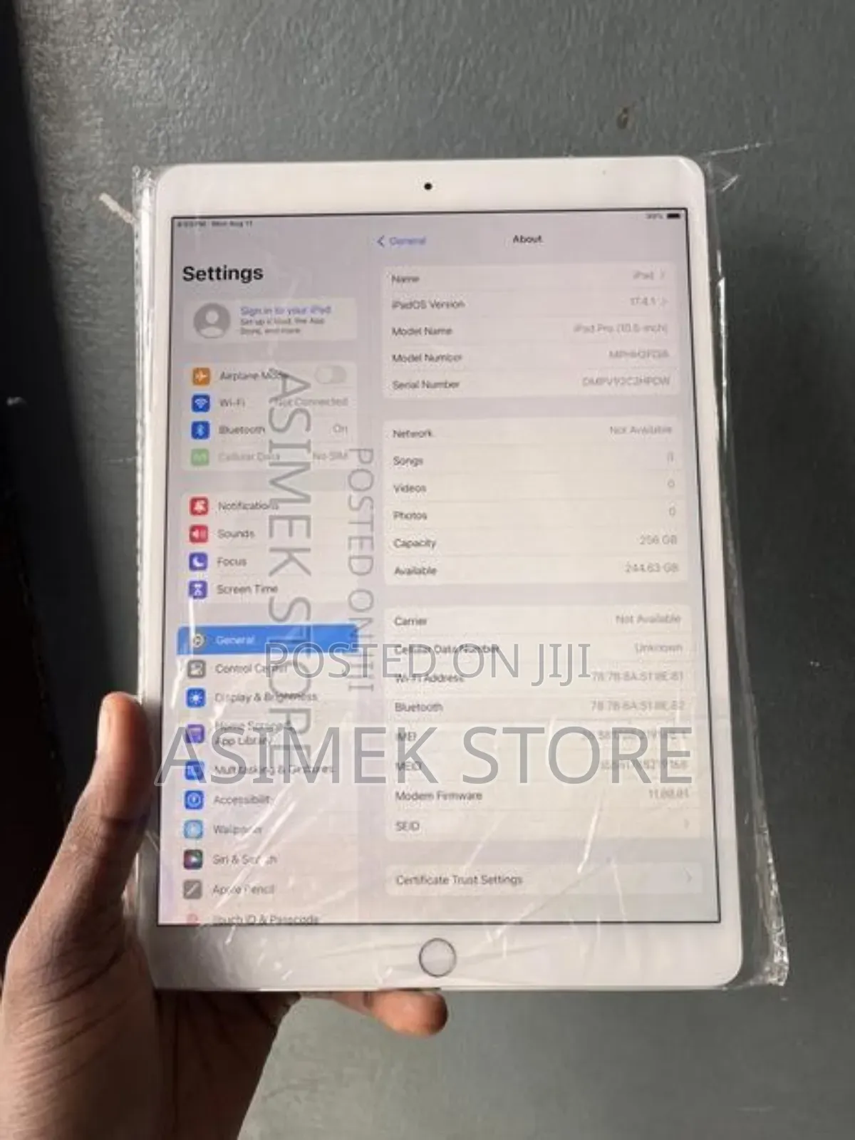Apple iPad Pro 10.5 (2017) 256 GB Silver