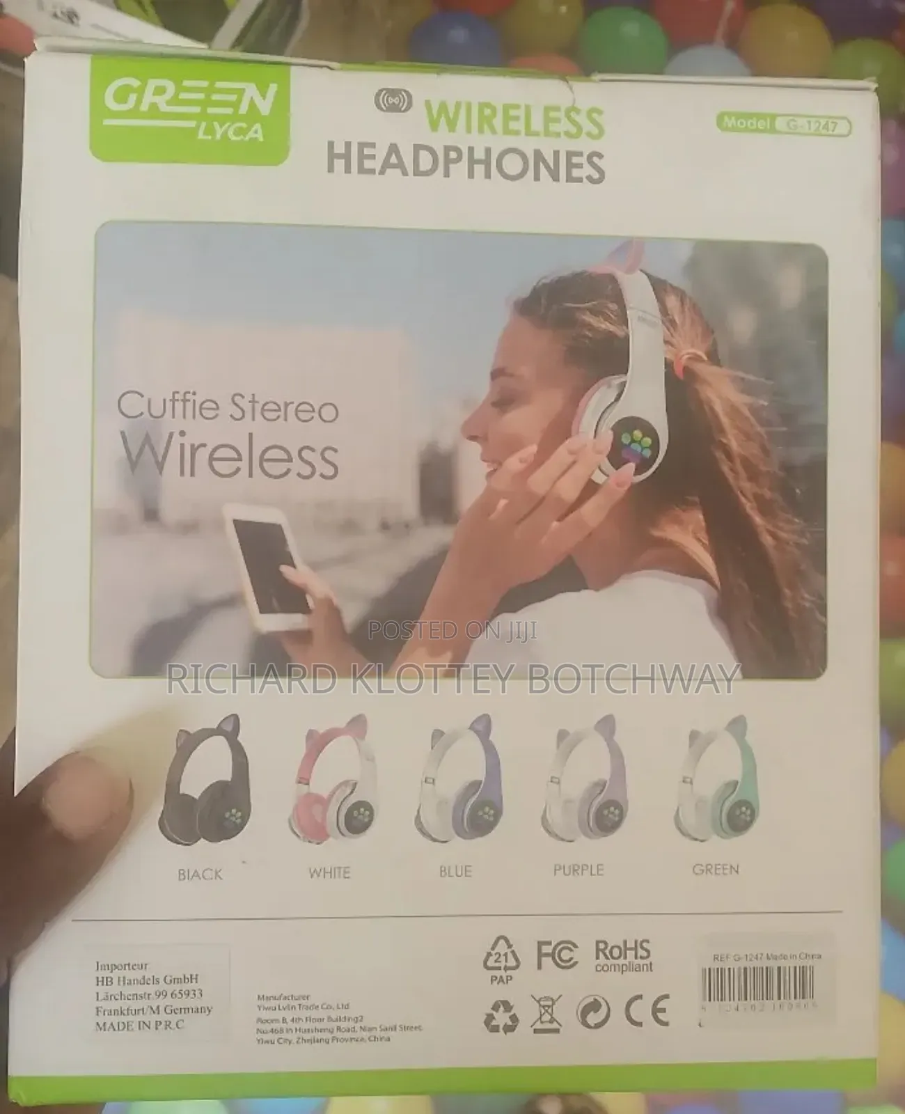 Greenlyca Wireless Headphone