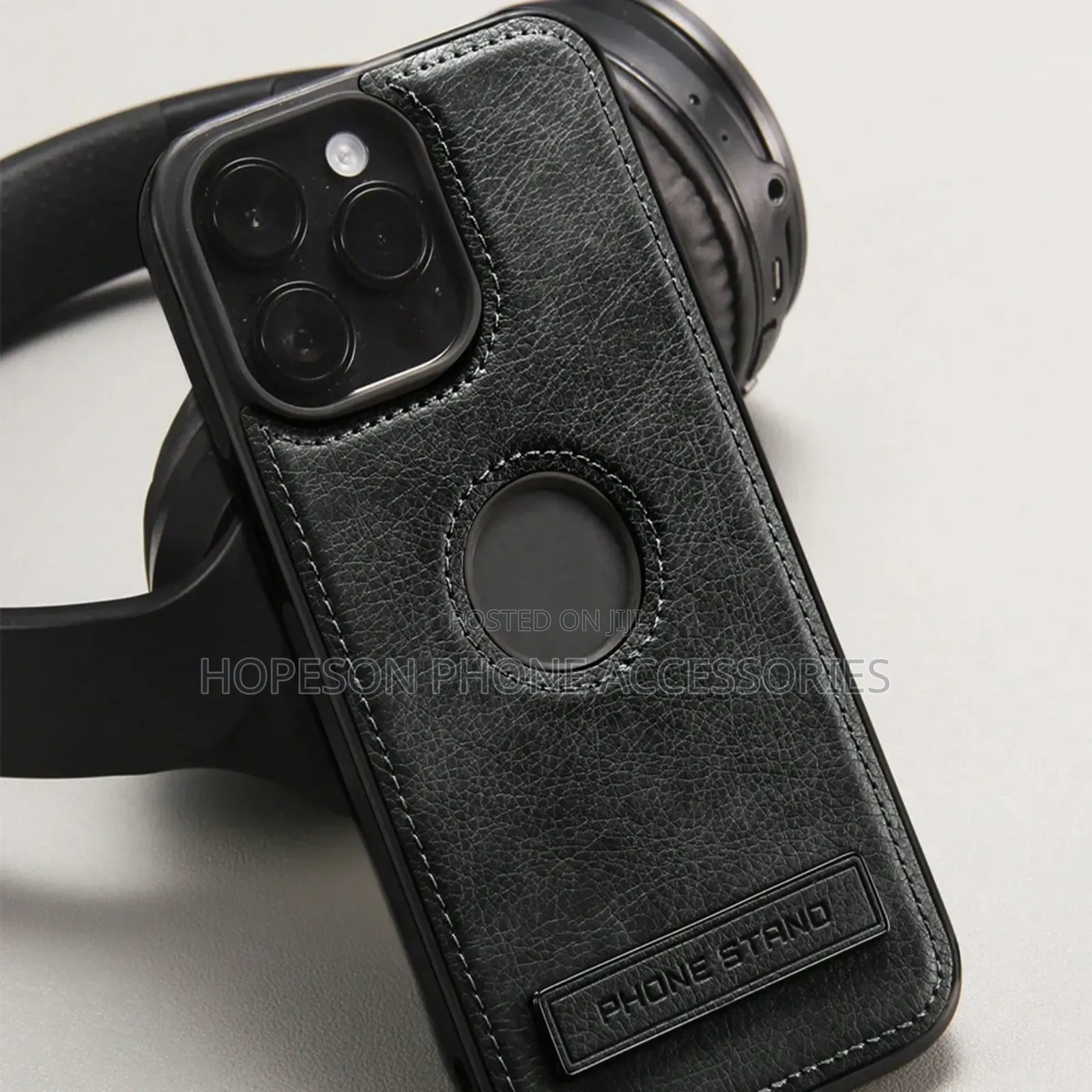 iPhone Quality Leather Cases With Kick - Stand