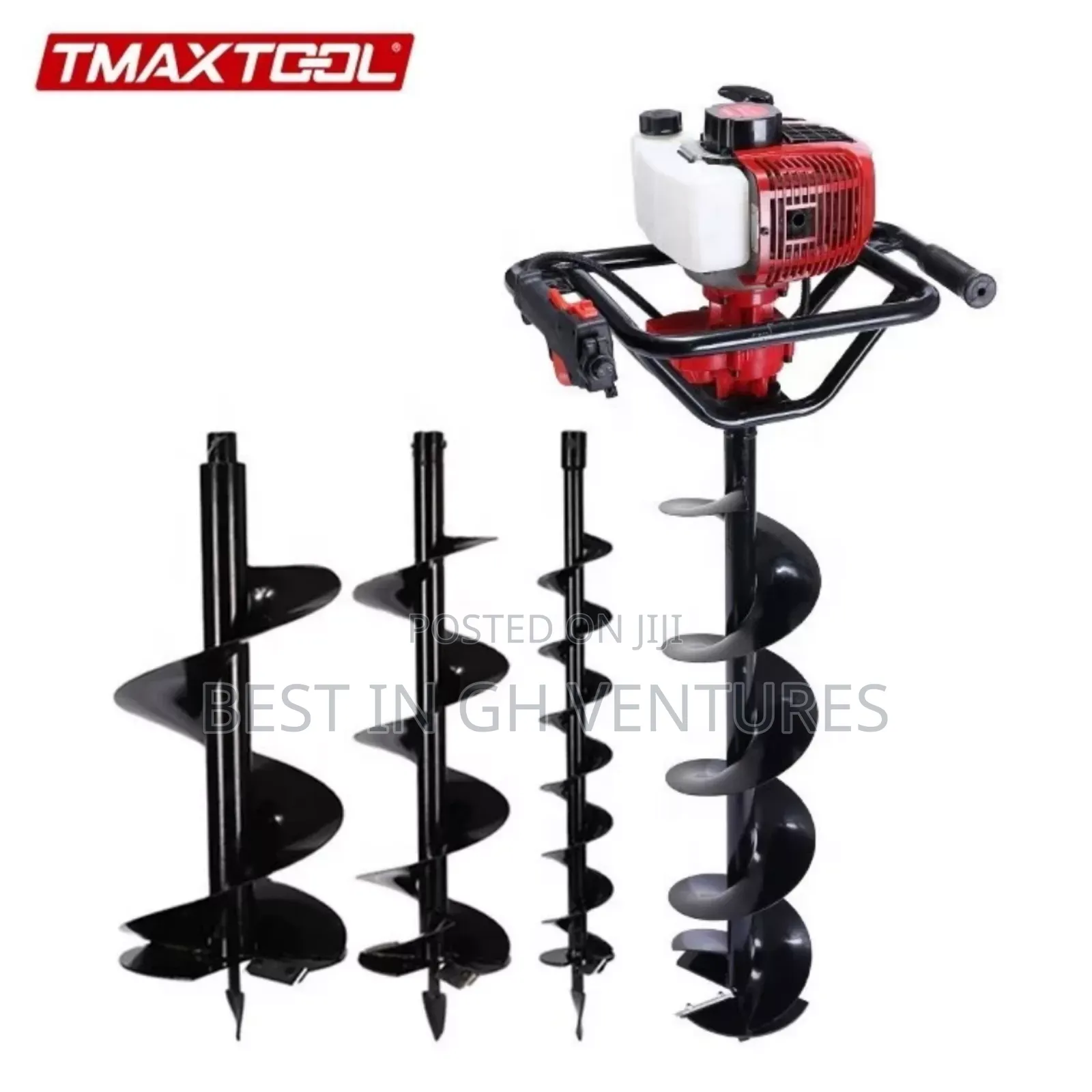 52cc Earth Auger Machine With 3 Bits