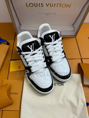 Original Louis Vuitton Lv Black and White