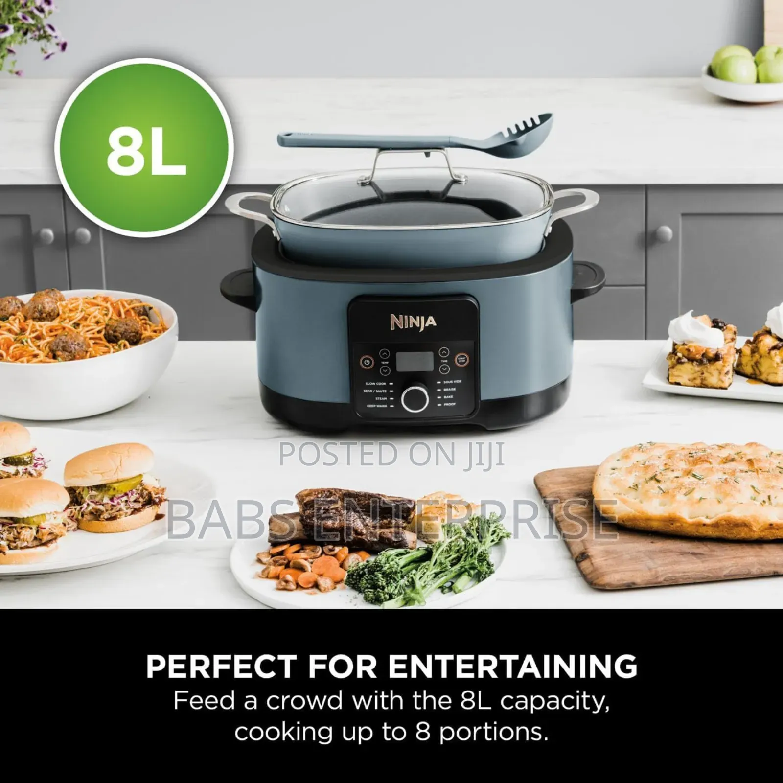 Ninja Foodi 8-in-1 Possiblecooker Slow Cooker & Multi-cooker  Mc1001uk