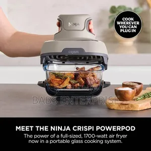Ninja Crispi 4 in 1 Portable Glass Air Fryer- Stone Fn101ukst