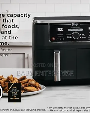 Ninja Foodi Max Dual Zone Air Fryer Af400uk (Black)