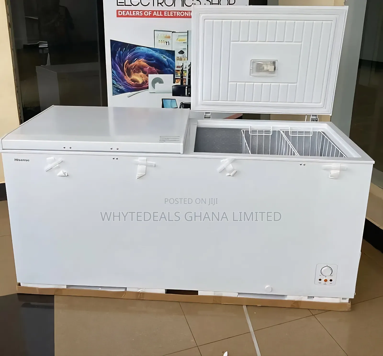 [Promo] Hisense 420ltrs Chest Freezer| Energy Saving| 5_years Warranty