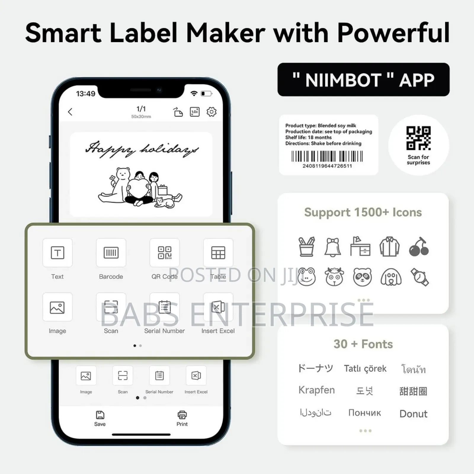 Niimbot B1 Label Maker