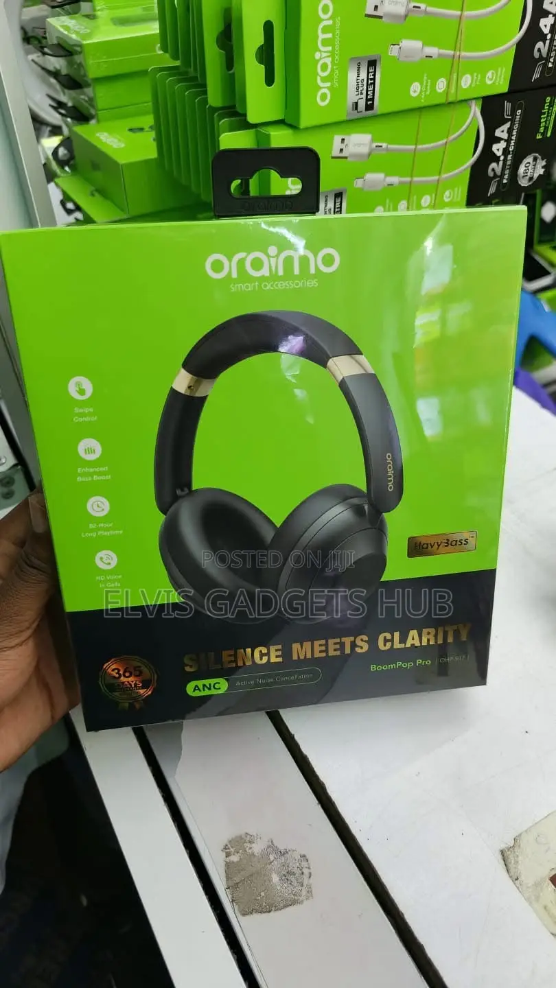 Oraimo Boompop Pro Anc Over-Ear Headphones