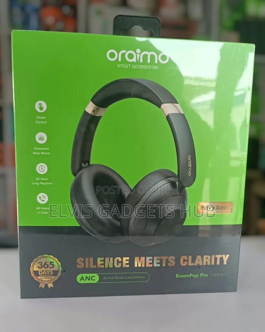 Oraimo Boompop Pro Anc Over-Ear Headphones