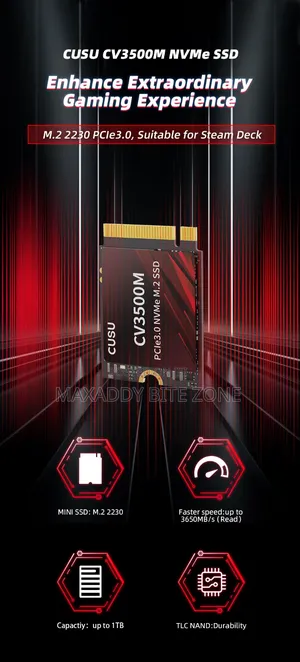 Cusu SSD 2230 512gb Nvme M2 SSD Pcie3.O for Steam,Surface Pro