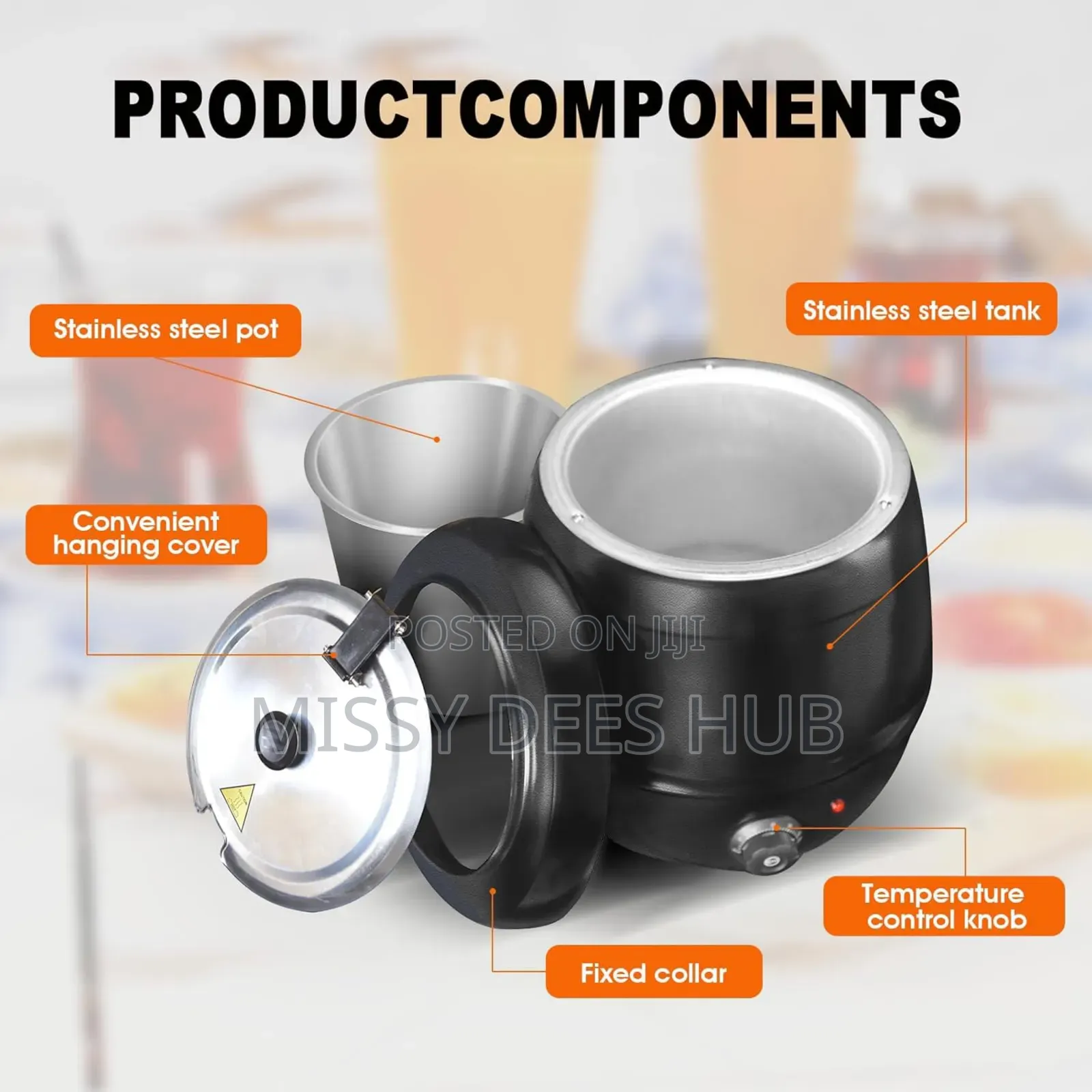 Electric Soup Pot - 10l