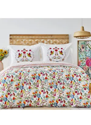 Home 4 PCS Parlin 100% Cotton King Size Duvet Cover Set. Kar1403
