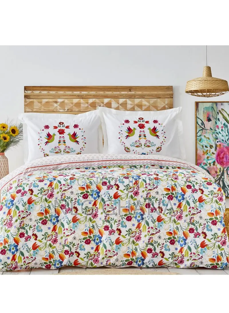 Home 4 PCS Parlin 100% Cotton King Size Duvet Cover Set. Kar1403