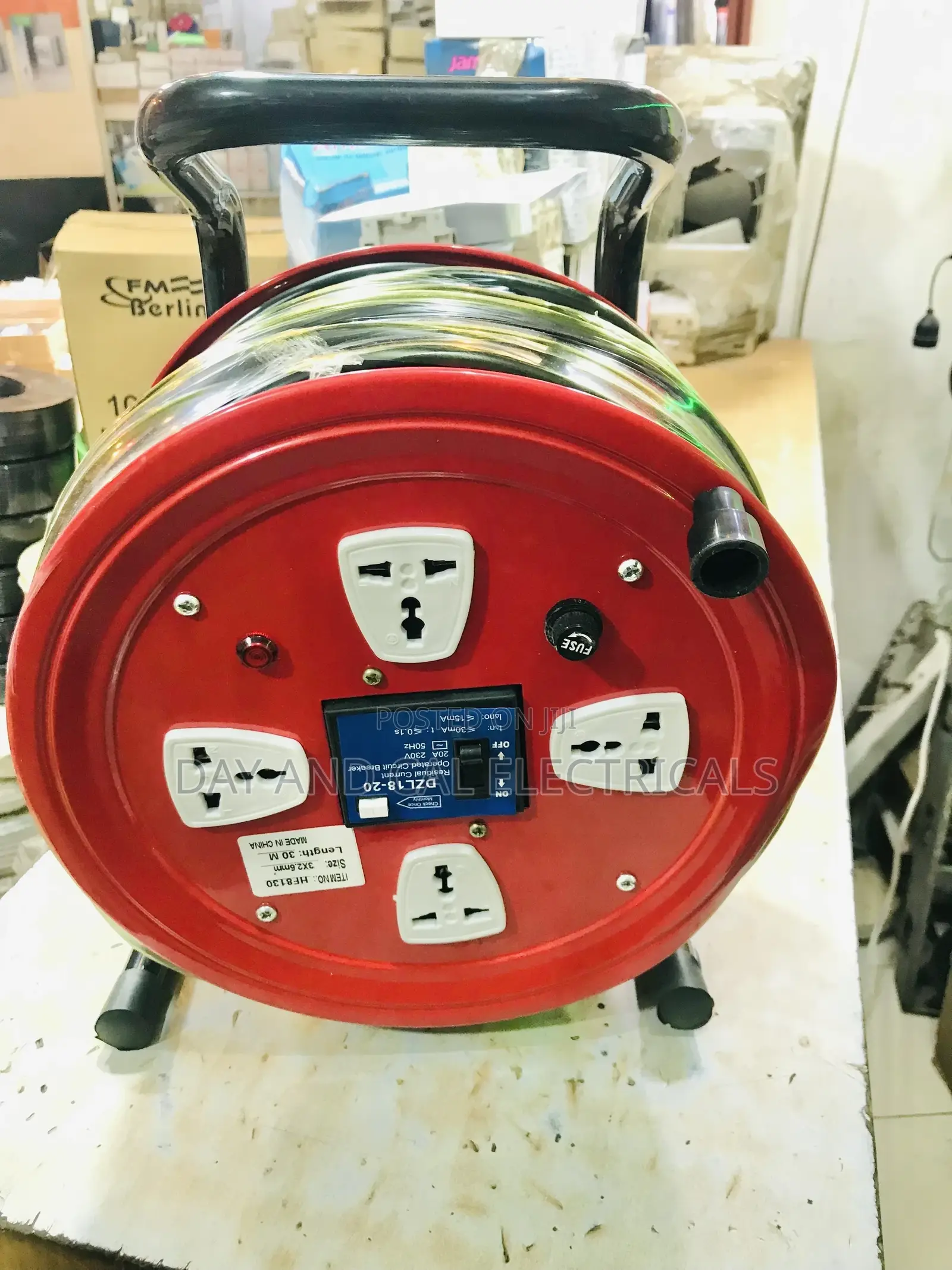 High Voltage Reel Extension 30m (2.5x3)