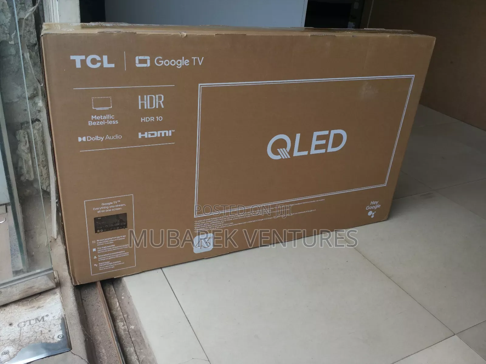 TCL 43′′ Qled FHD Android Tv With Dolby Vision