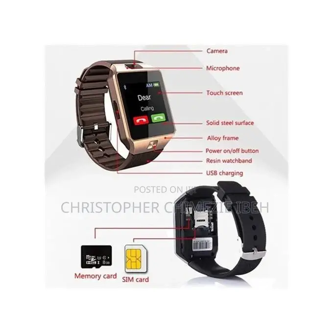 New Fashion Universal Electronic Smart Watch Dz09