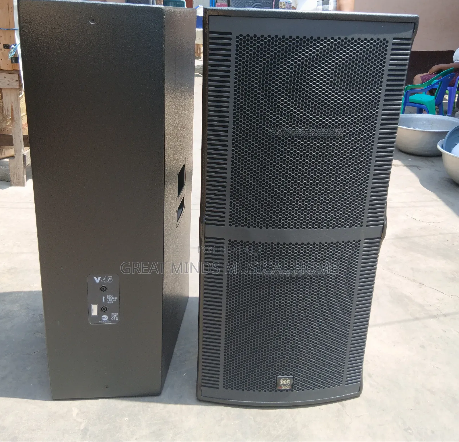RCF Vmax V45 Full Range Speakers (Pair)