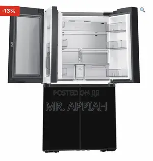 Samsung-Rf65db970e22 Fridge 4 Doors 650ltr Black See Wd Smart 